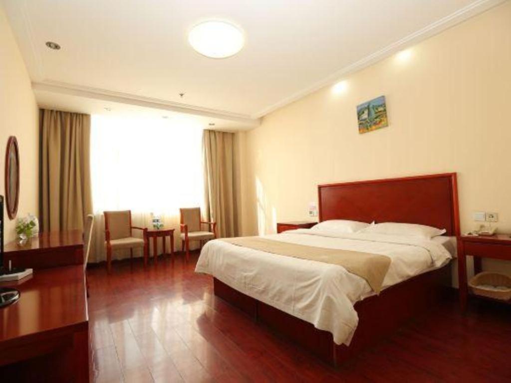 Greentree Inn Tianjin Wuqing Distric Bohai Market Exterior foto