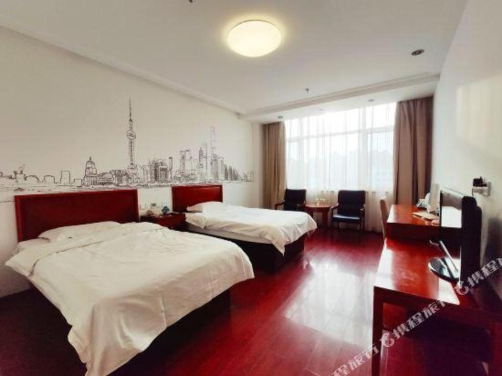 Greentree Inn Tianjin Wuqing Distric Bohai Market Exterior foto
