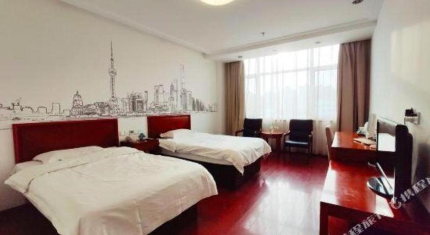 Greentree Inn Tianjin Wuqing Distric Bohai Market Exterior foto